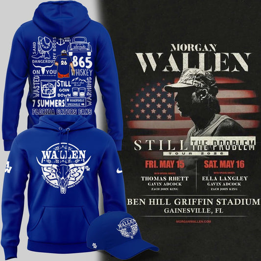 Limited edition Morgan Wallen x Florida Gators Football Hoodie