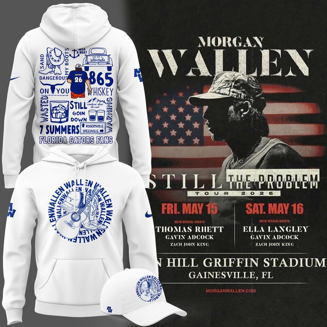 Limited edition Morgan Wallen x Florida Gators Football Hoodie