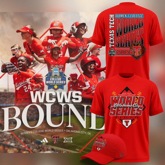 Texas Tech Softball 2026 WCWS Tshirt