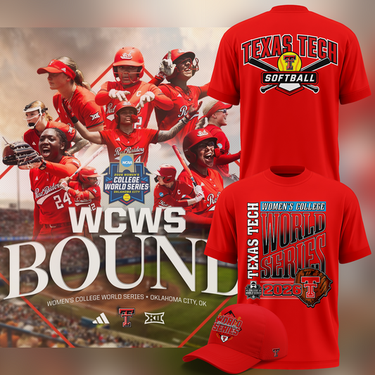 Texas Tech Softball 2026 WCWS Tshirt