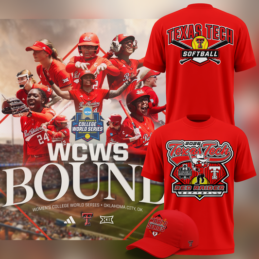 Texas Tech Softball 2026 WCWS Tshirt