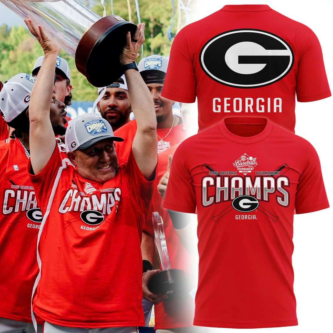 Georgia Bulldogs 2026 SEC Baseball Tournament Champions T-Shirt