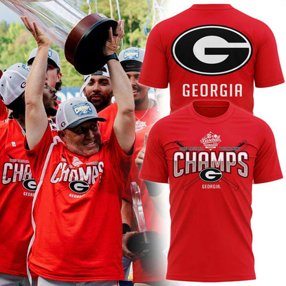 Georgia Bulldogs 2026 SEC Baseball Tournament Champions T-Shirt