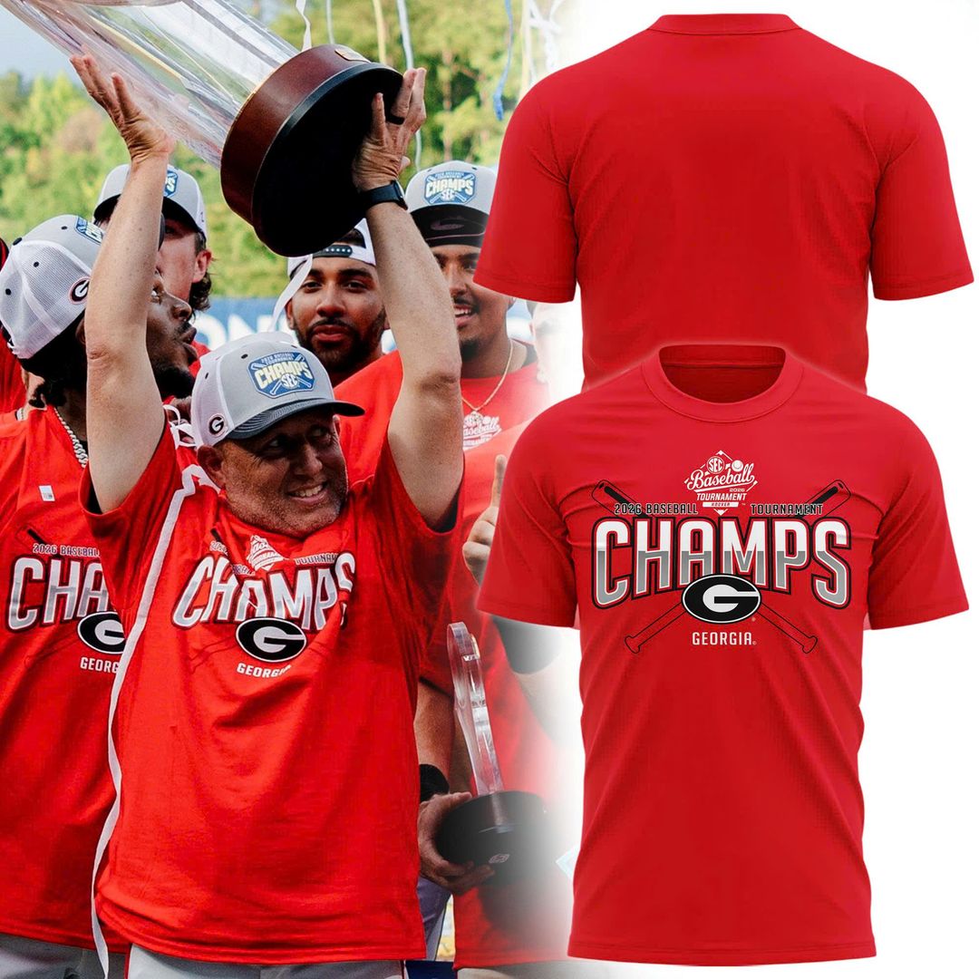 Georgia Bulldogs 2026 SEC Baseball Tournament Champions T-Shirt