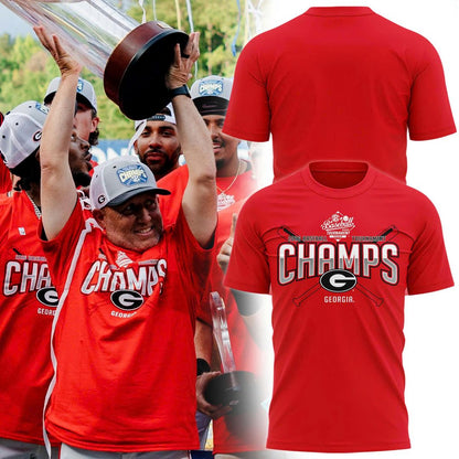 Georgia Bulldogs 2026 SEC Baseball Tournament Champions T-Shirt