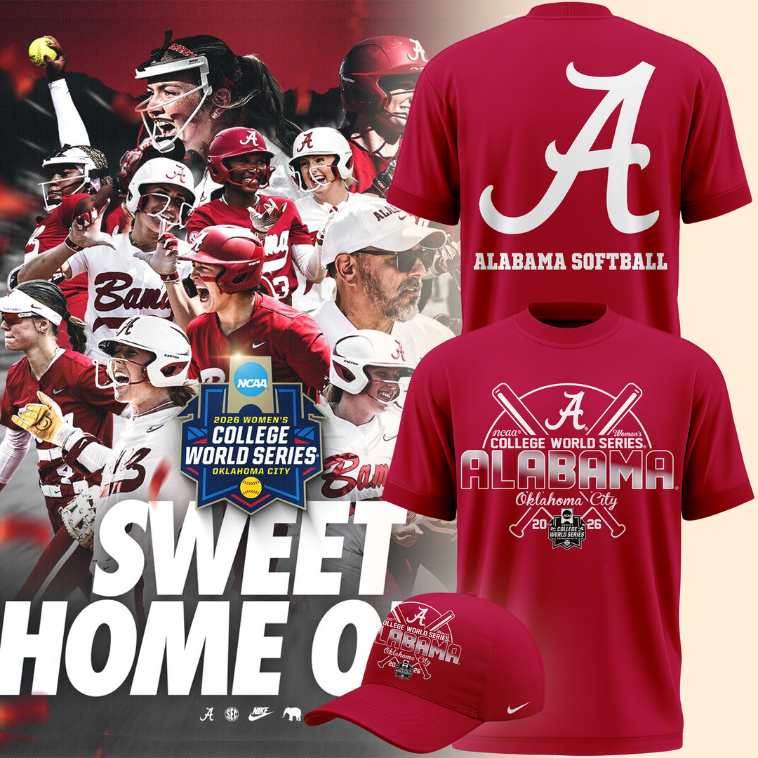 Alabama Crimson Tide softball Women’s College World Series T-Shirt