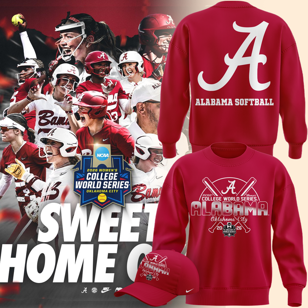 Alabama Crimson Tide softball Women’s College World Series 2026 Limited edition Sweatshirt