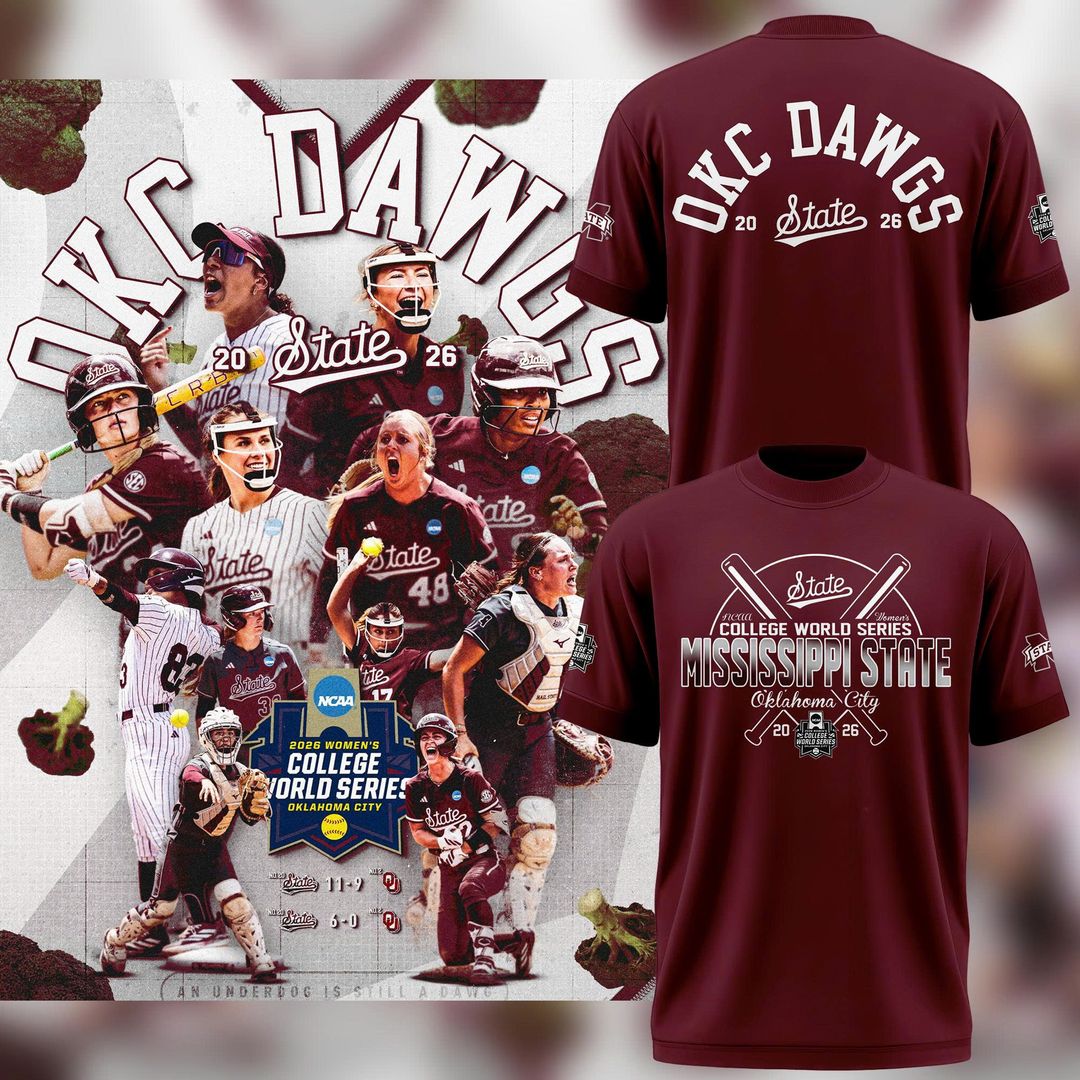 Mississippi State Softball Women’s College World Series Exclusive 2026 T-Shirt