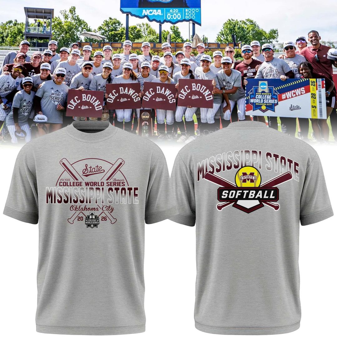 Mississippi State Softball Women’s College World Series Exclusive 2026 T-Shirt