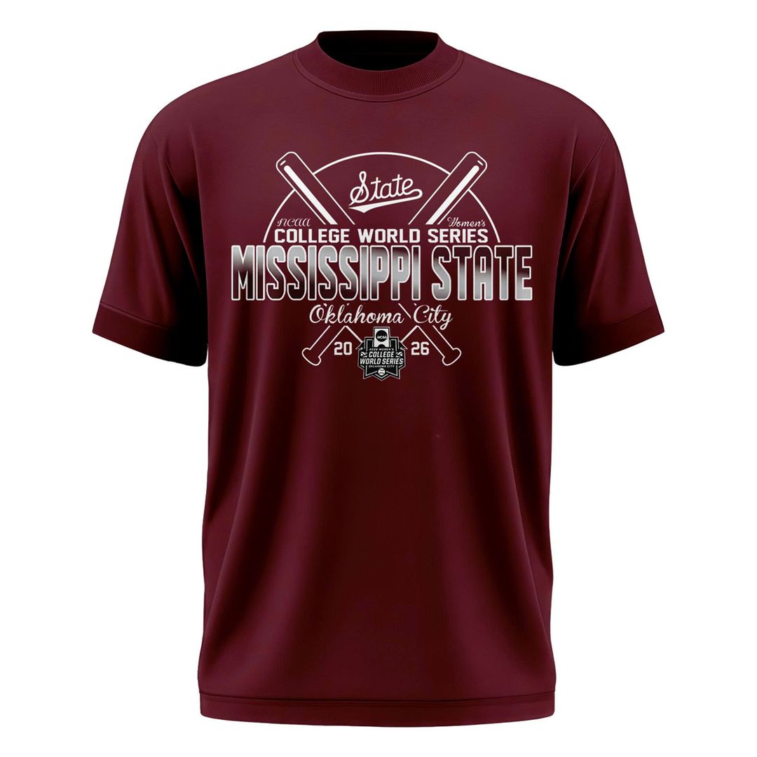 Mississippi State Softball Women’s College World Series Exclusive 2026 T-Shirt