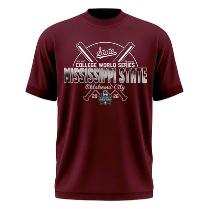 Mississippi State Softball Women’s College World Series Exclusive 2026 T-Shirt