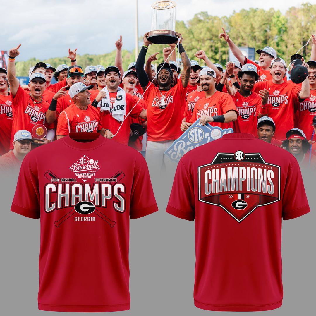 Georgia Bulldogs 2026 SEC Baseball Tournament Champions T-Shirt