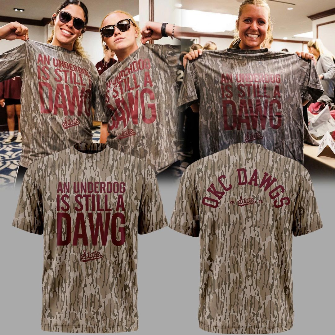 Special 2026 "An Underdog Is Still A Dawg" Mississippi State Softball T-Shirt