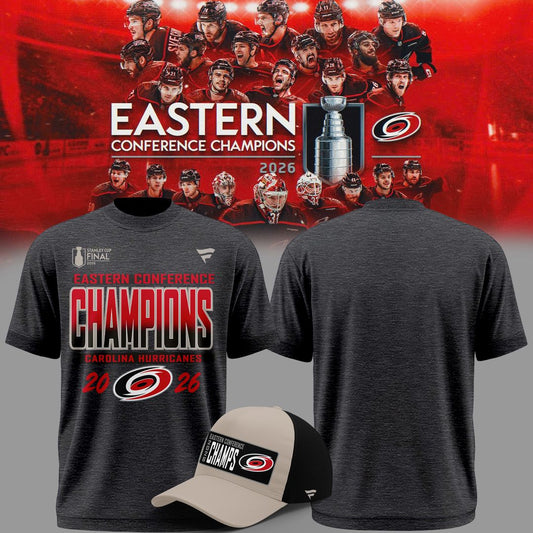 Carolina Hurricanes 2026 NHL Eastern Conference Champions T-Shirt
