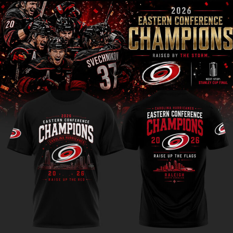 Carolina Hurricanes 2026 NHL Eastern Conference Champions T-Shirt