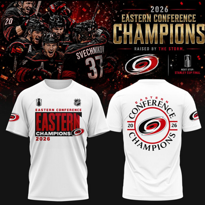 Carolina Hurricanes 2026 NHL Eastern Conference Champions T-Shirt