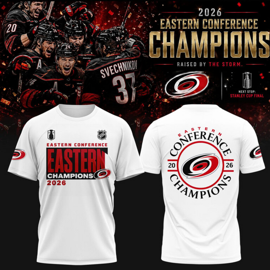 Carolina Hurricanes 2026 NHL Eastern Conference Champions T-Shirt