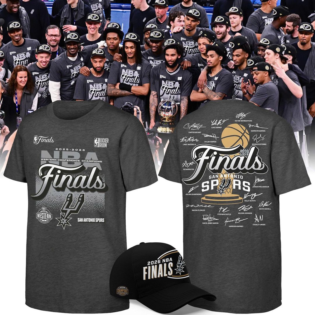 San Antonio Spurs 2026 Western Conference Finals Champions T-Shirt
