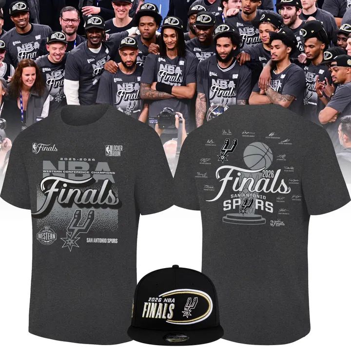 San Antonio Spurs 2026 Western Conference Finals Champions T-Shirt