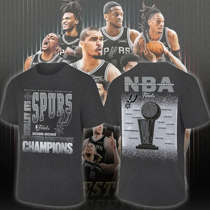 San Antonio Spurs 2026 Western Conference Finals Champions T-Shirt