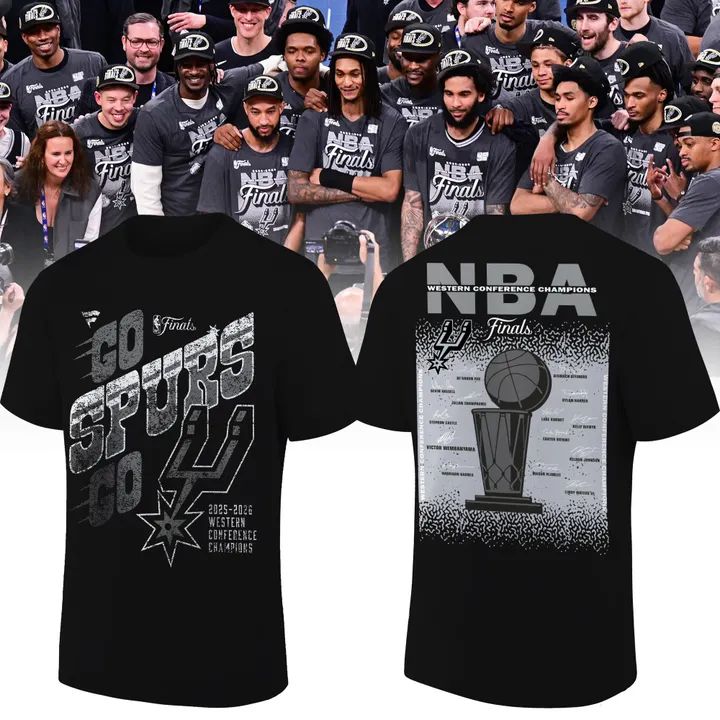 San Antonio Spurs 2026 Western Conference Finals Champions T-Shirt