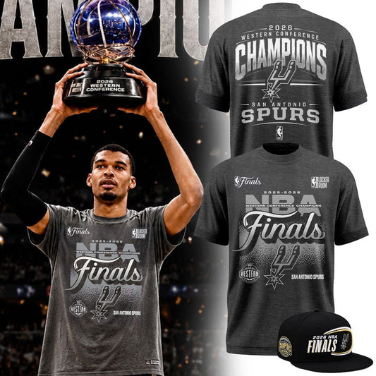 San Antonio Spurs 2026 Western Conference Finals Champions T-Shirt