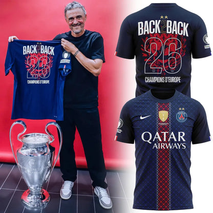 Paris Saint-Germain F.C Special UEFA Champions of Europe 2026 Limited Edition T.Shirt