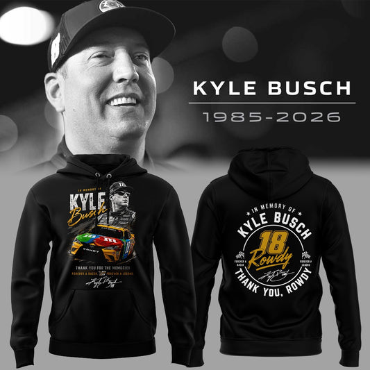Thank For The Memories Kyle Busch Limited Edition Hoodie
