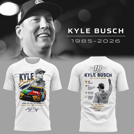 Thank For The Memories Kyle Busch Limited Edition Tshirt