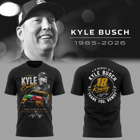 Thank For The Memories Kyle Busch Limited Edition Tshirt