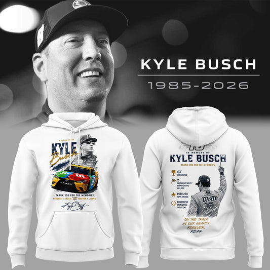 Thank For The Memories Kyle Busch Limited Edition Hoodie
