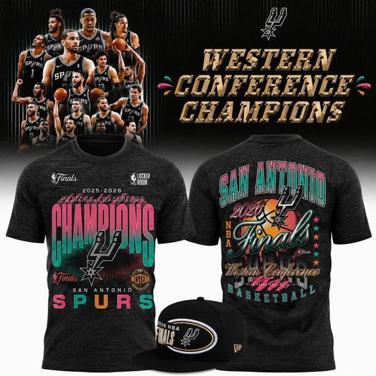 San Antonio Spurs 2026 Western Conference Finals Champions T-Shirt
