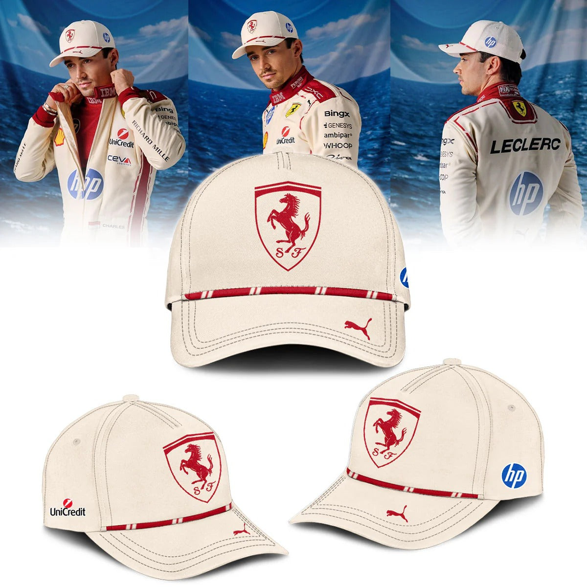 Scuderia Ferrari For The Monaco Grand Prix Limited Edition Zip Hoodie