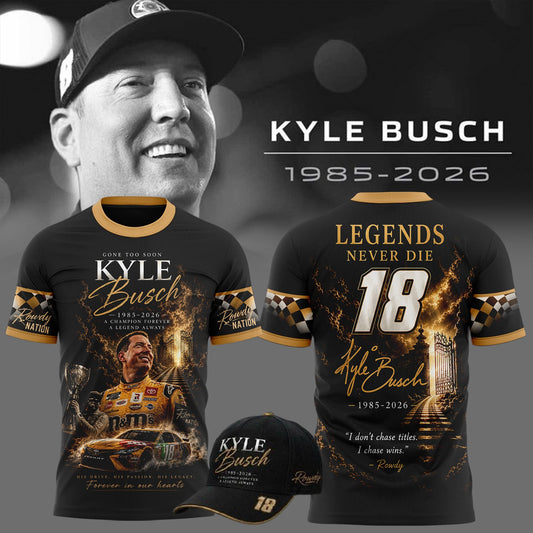 Thank For The Memories Kyle Busch Limited Edition Tshirt