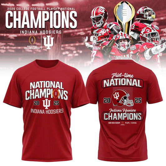 Indiana Hoosiers National Champions 2025/26 T-Shirt