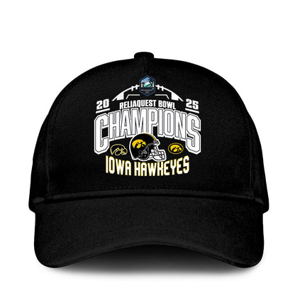 Iowa Football ReliaQuest Bowl CHAMPIONS 2025 Combo TShirt