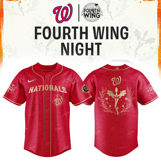 Washington Nationals Fourth Wings Night Limited Edition Jersey| Cap | Jogger