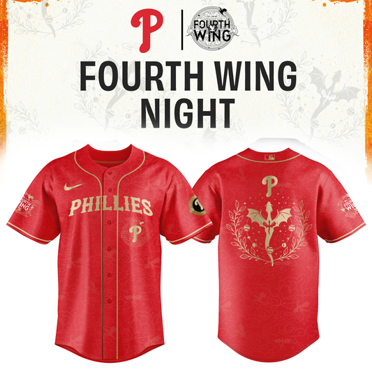 Philadelphia Phillies Fourth Wings Night Limited Edition Jersey| Cap | Jogger