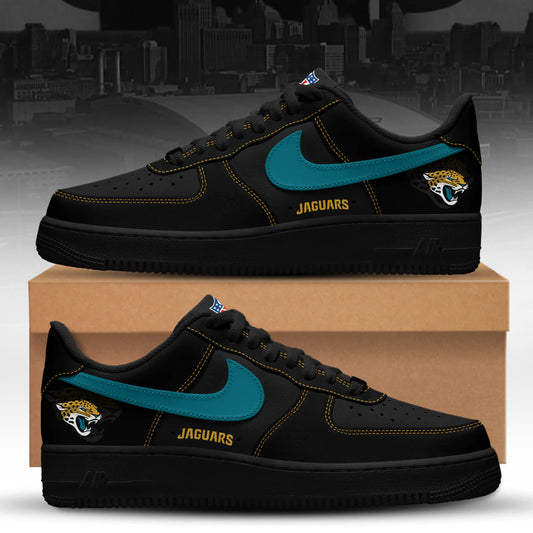 Jacksonville Jaguars Back In Black Special Edition AF1 Sneakers