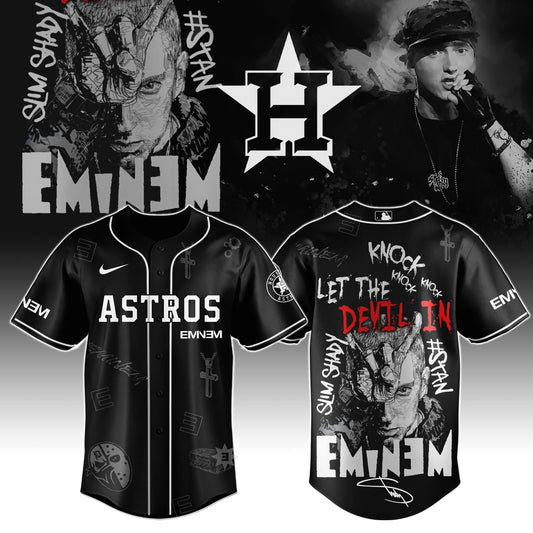 H Astros x Eminem STANS’ TO LAUNCH IN THEATRES WORLDWIDE 2025 Jersey Editions Limited +Selling Out Fast