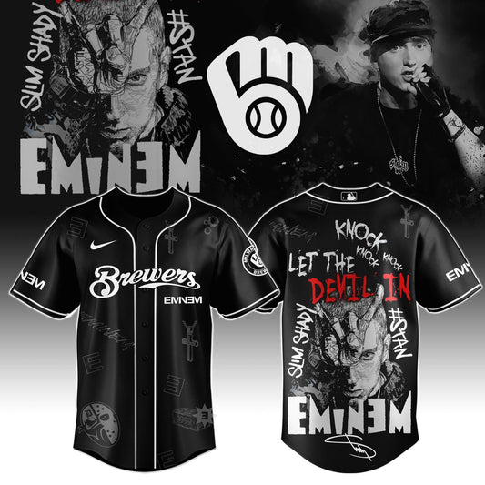 M Brewers x Eminem STANS’ TO LAUNCH IN THEATRES WORLDWIDE 2025 Jersey Editions Limited +Selling Out Fast