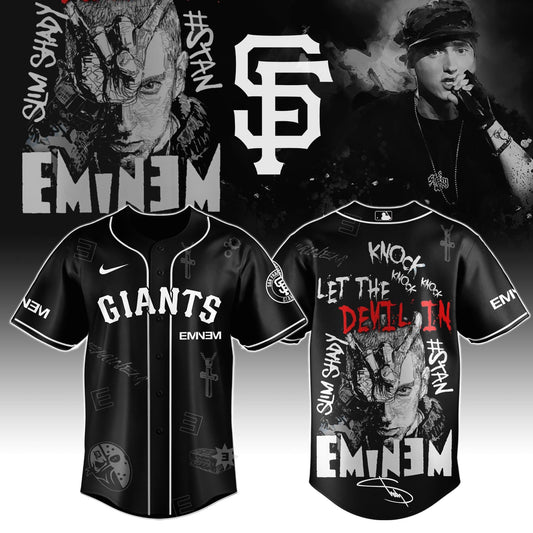 S F Giants x Eminem STANS’ TO LAUNCH IN THEATRES WORLDWIDE 2025 Jersey Editions Limited +Selling Out Fast