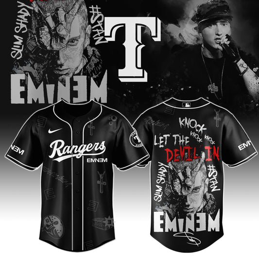 T Rangers x Eminem STANS’ TO LAUNCH IN THEATRES WORLDWIDE 2025 Jersey Editions Limited +Selling Out Fast