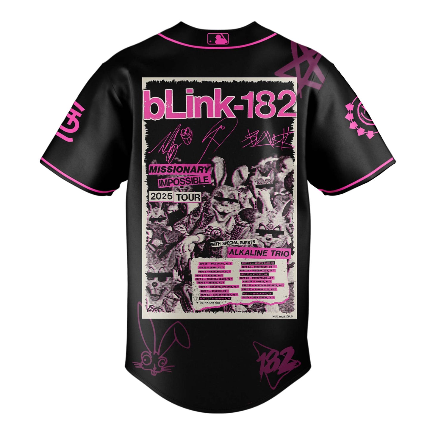 STL x Blink-182 Missionary Impossible Tour 2025 Jersey