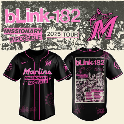 MIA x Blink-182 Missionary Impossible Tour 2025 Jersey