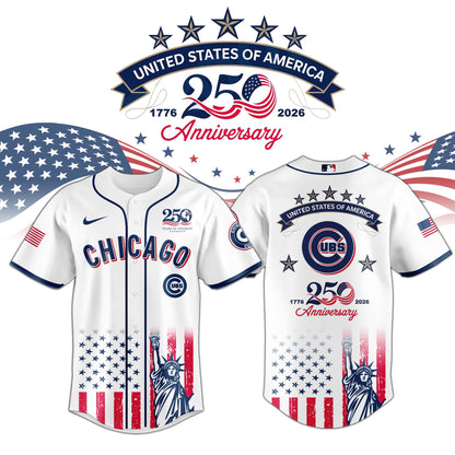 Chicago Cubs special America’s 250th Anniversary Limited Edition Jersey