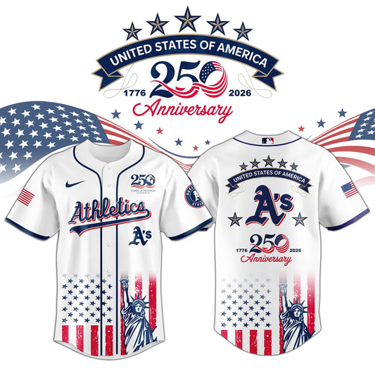 OAK Athletics special America’s 250th Anniversary Limited Edition Jersey