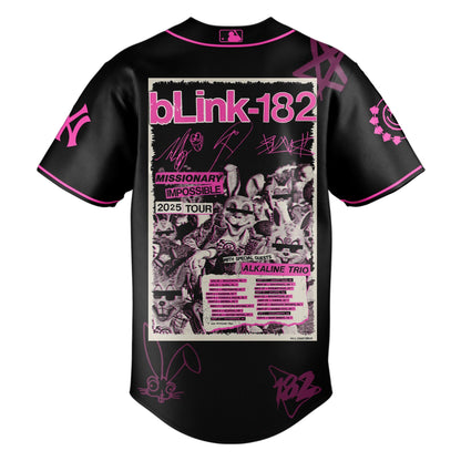 NYY x Blink-182 Missionary Impossible Tour 2025 Jersey