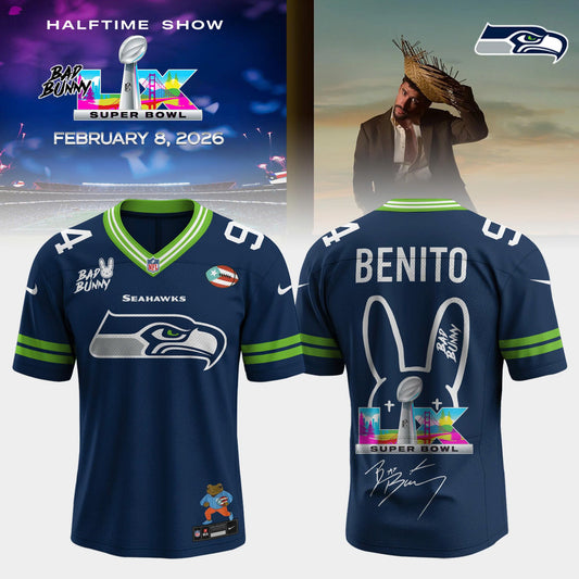 Seattle Seahawks x Bad Bunny Super Bowl LX The Halftime Show Special Edition Jersey