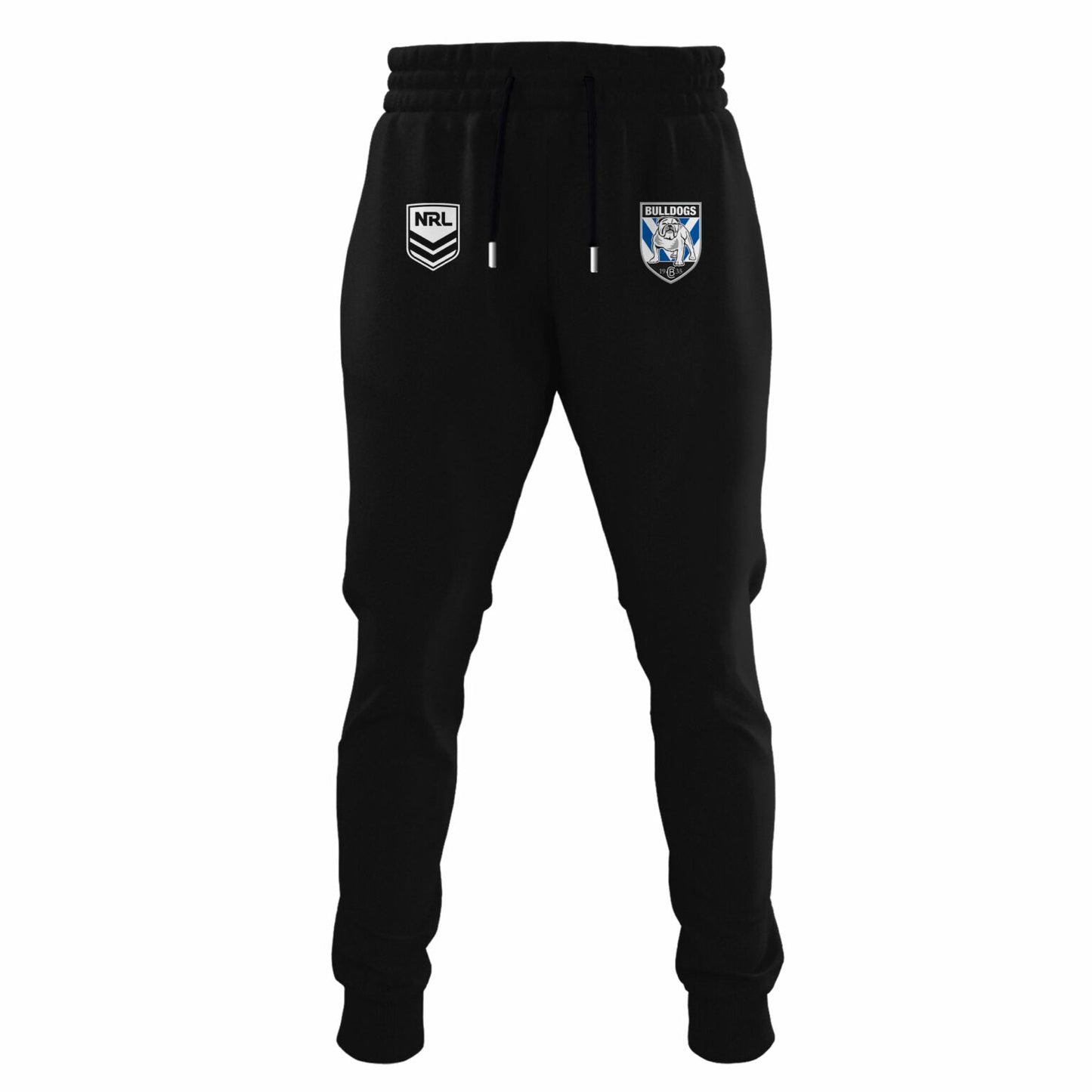 Canterbury Bulldogs 2025 NRL Black And White Hoodie